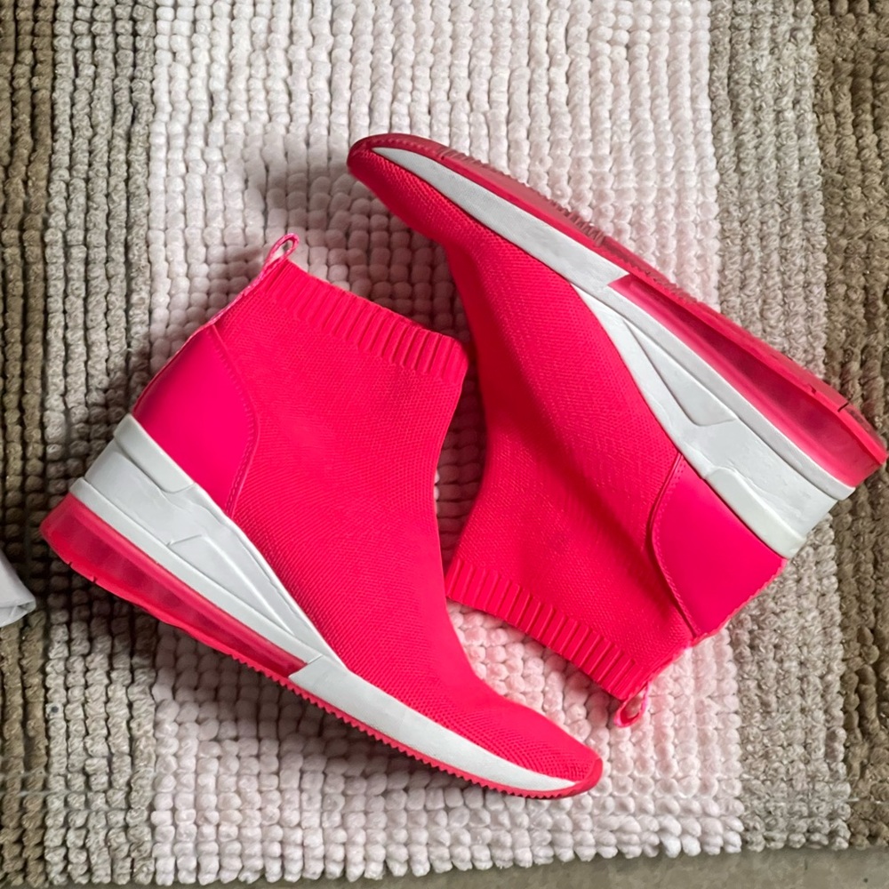 Michael Kors Skyler stretch Knit bootie sneakers